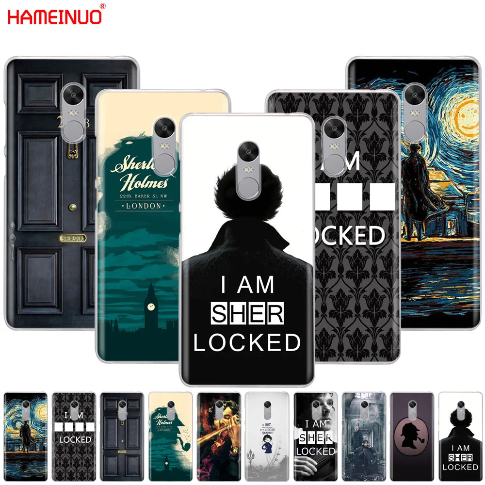 

HAMEINUO Sherlock Holmes Sherlocked Cover phone Case for Xiaomi redmi 5 4 1 1s 2 3 3s pro PLUS redmi note 4 4X 4A 5A