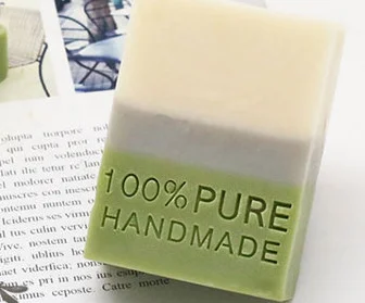 

100% pure handmade soap standard Mini soap diy stamp seal chapter