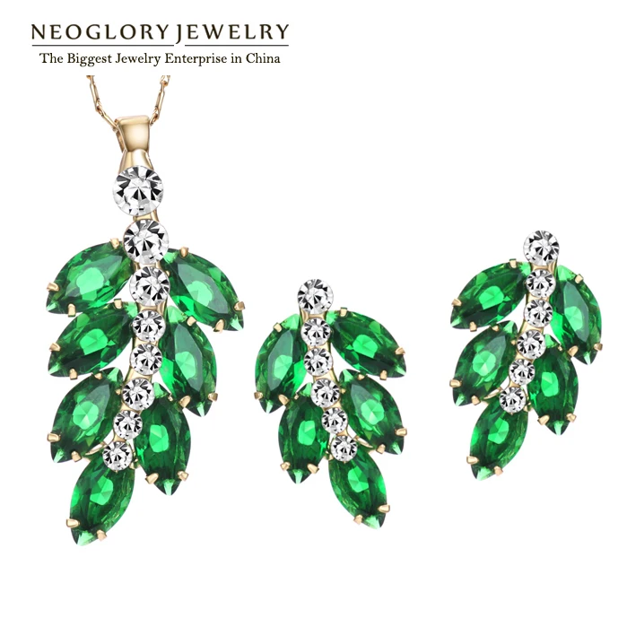 Buy Neoglory Fashion Novelty Leaf Designer Jewelry