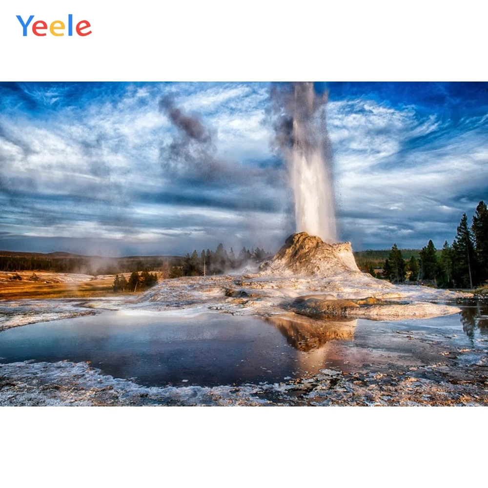 

Yeele Cloudy Sky Photographic Backgrounds Fountain Lakes Landscape Wedding Photography Backdrops For The Photo Studio Shoots
