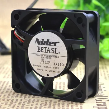 

Original Nidec 6020 D06G-24TH 04BS 24V 0.11A 6CM printer inverter fan 60X60X20MM