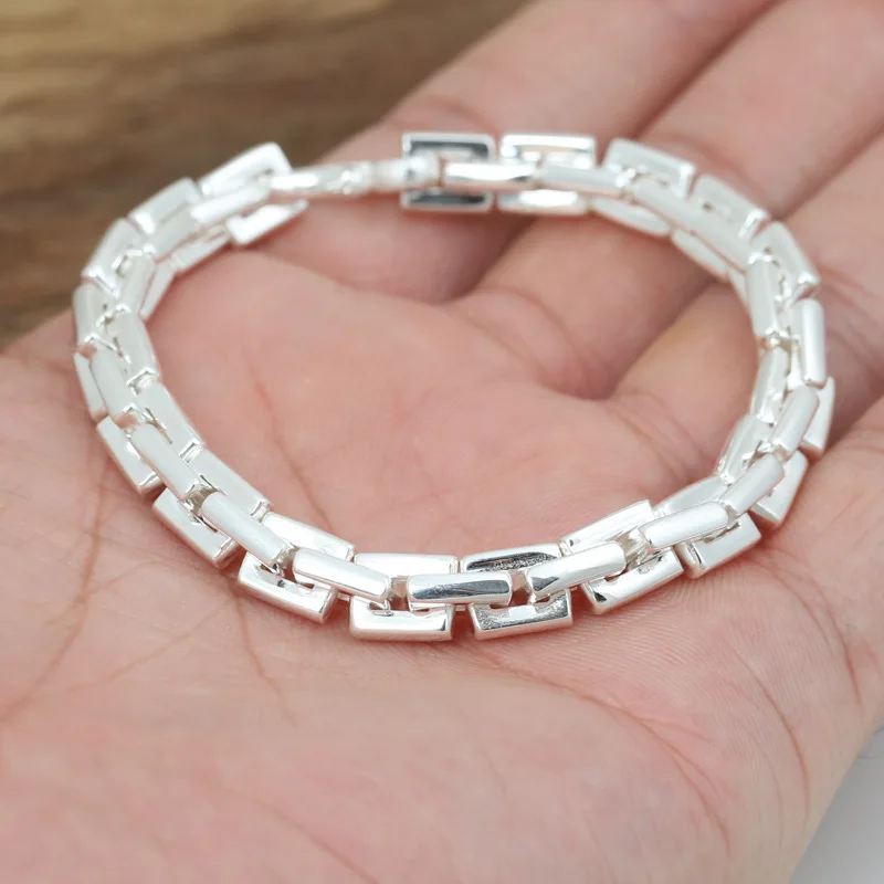Wholesale silver jewelry manufacturers S925 Mens Fashion Silver