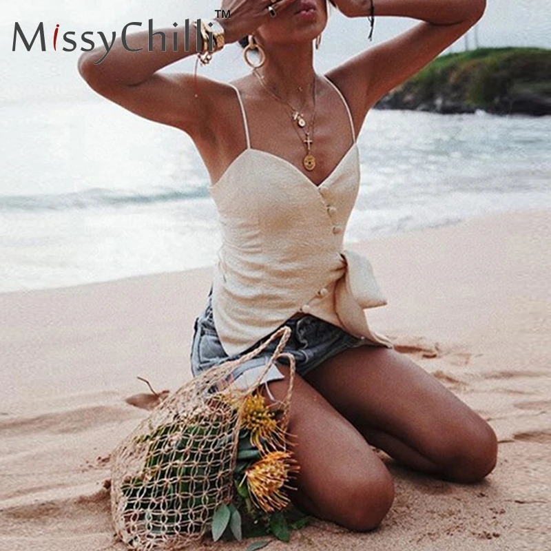 MissyChilli/белые сексуальные топы на бретелях с v-образным вырезом и шнуровкой, женские летние элегантные праздничные топы, футболки, женский пляжный комбинезон с открытой спиной, винтажный