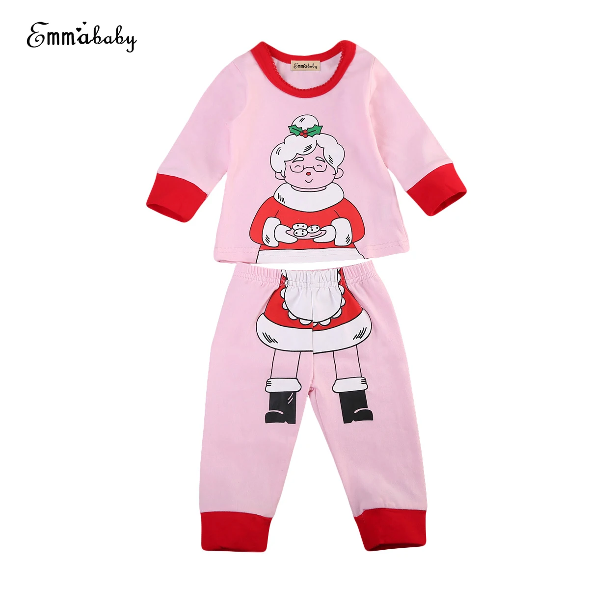 Baby Kids Xmas Pjs Clothing Set Newborn Boy Girl Pyjamas