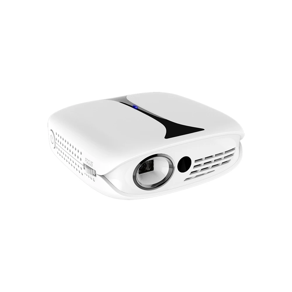 Светодиодный мини проектор DLP для домашнего офиса 1080P HD Wi Fi подключение USB порт HDMI