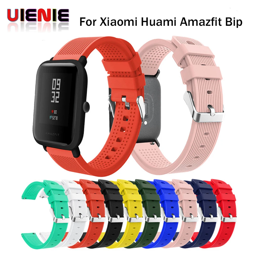 

Sports Silicone Watch Band Wrist Strap For Samung S2 for Xiaomi Huami Amazfit Bip BIT PACE Youth Smart Watch Replacement Band