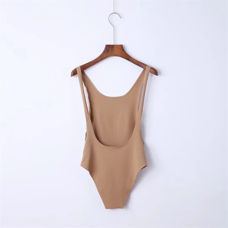 Women Vest Body With Scoop Back Sexy Deep Scoop neckline and back Bodysuits