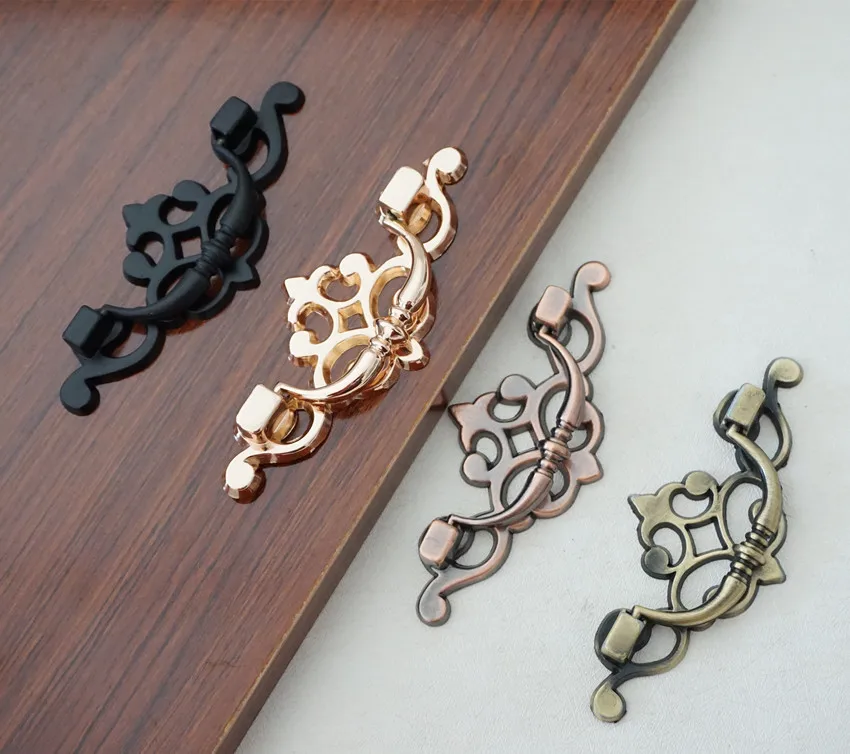 

2.5'' Dresser Pull Drawer Pulls Handles Antique Bronze Black Rustic Kitchen Cabinet Handle Vintage Decorative Hardware 64mm