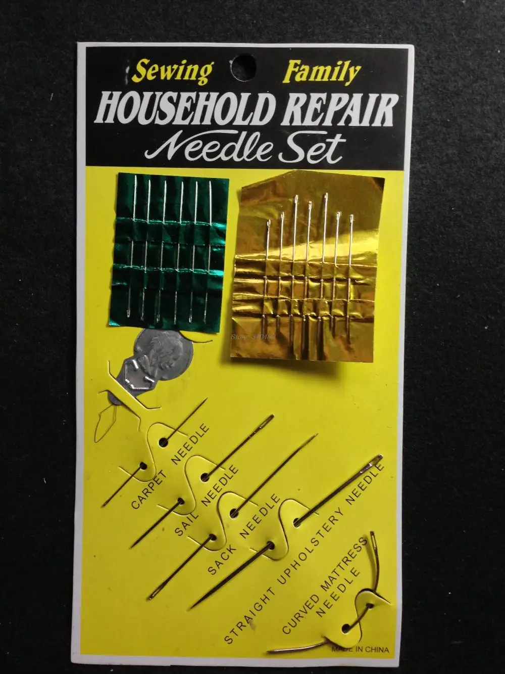 Free shipping Sewing needles set househlod repair Sewing tool for