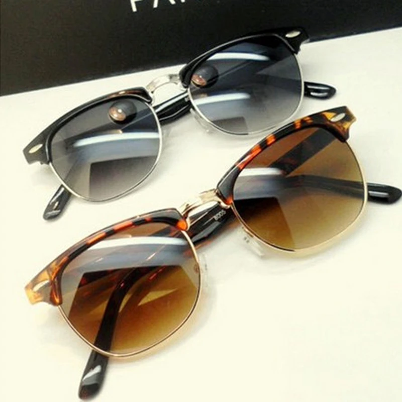 

High Quality Retail Fashion Sun Glasses women brand designer Retro Elegant Metal Star Sunglasses men de sol