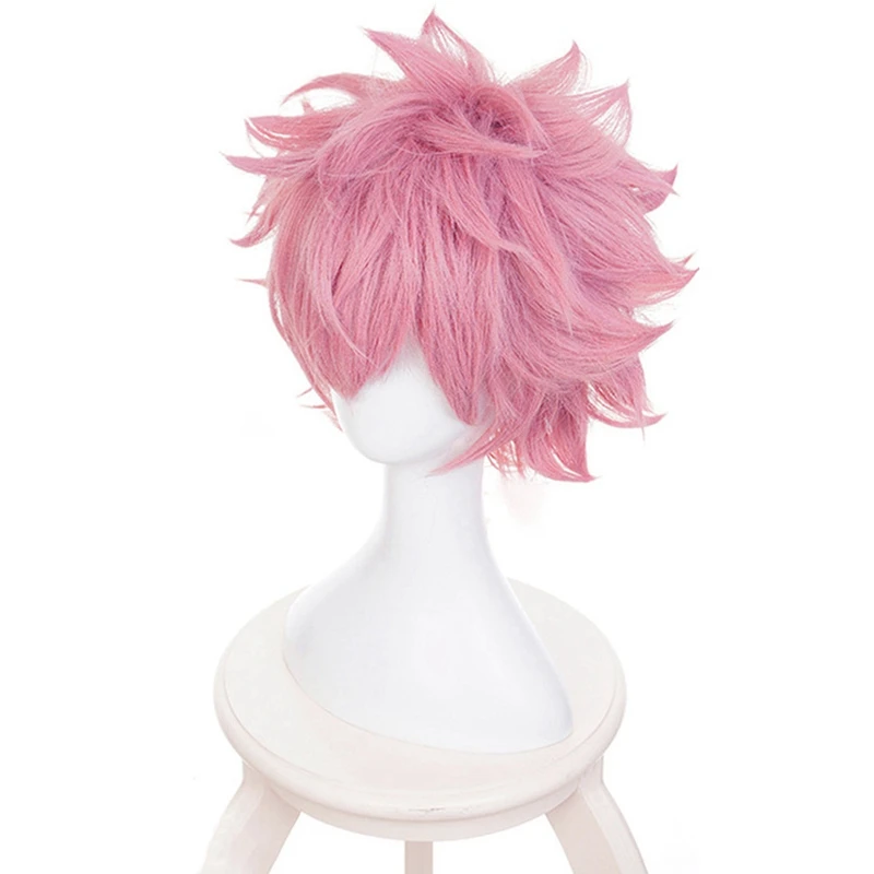 Boku no Hiro Akademia Mina Ashido короткий парик мой герой Academy Ashido Mina розовый косплей парик+ парик шапка