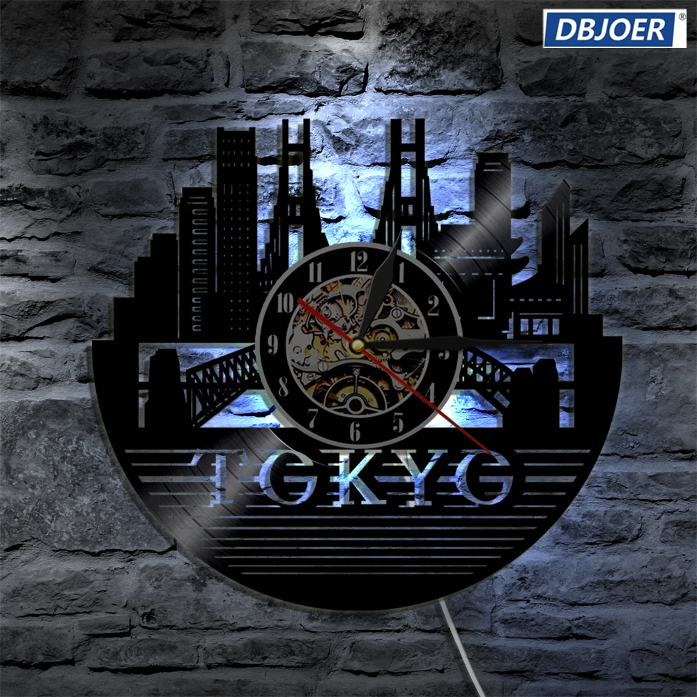 Светодиодный светильник из винила TOKYO City настенный с изменяющимся цветом пульт
