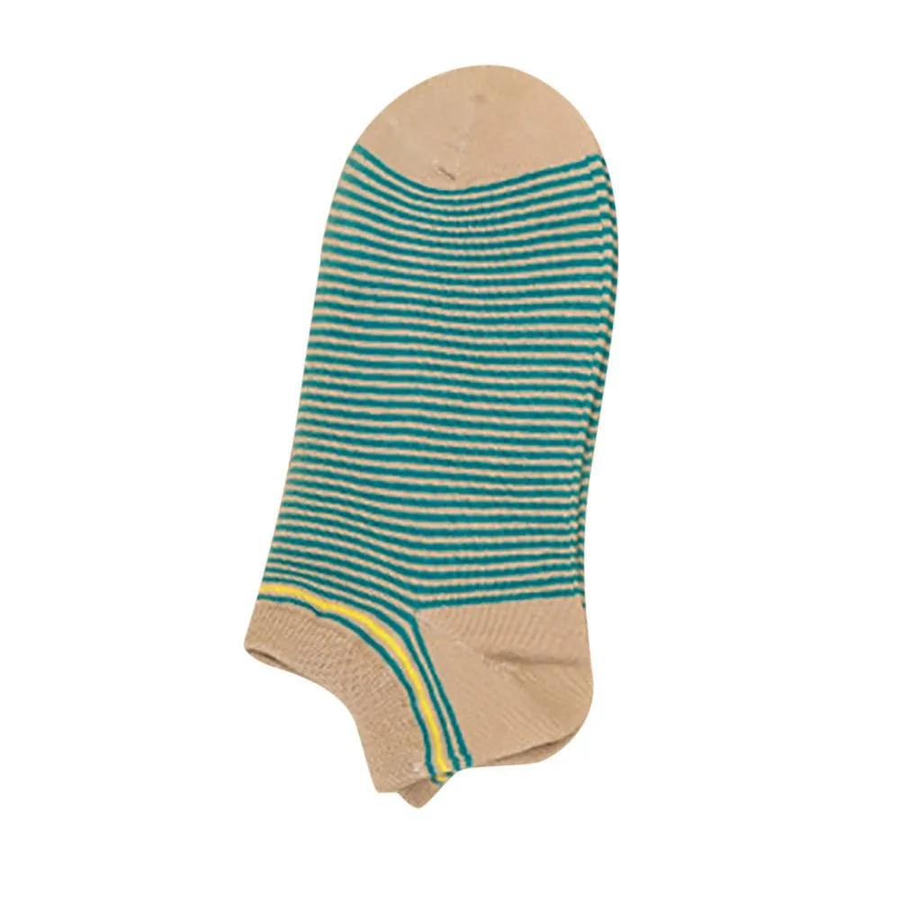 Женские носки повседневные рабочие деловые хлопковые полосатые серии модные носки удобные лоферы лодочка Нескользящая невидимая