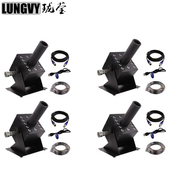 

Free shipping 4pcs/lot 12x3W RGB 3IN1 DJ Equipment LED Co2 Jet smoke Machine Jet Machine Smoke Machine Stage Light