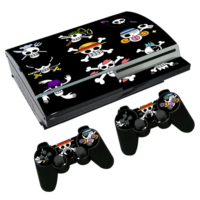 Special Offers OSTSTICKER New One piece Style Vinyl Decal Skin Sticker for sony playstation 3 Fat for PS4 Fat sticker 