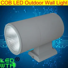 Современный дизайн 1*20 Вт IP65 открытый настенный светодиодный светильник COB вверх и вниз настенный светильник led 2*18 Вт COB 36 Вт AC85-265V светодиодный настенный светильник 3 Вт