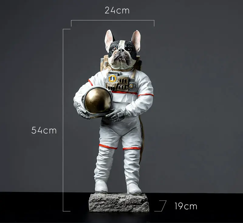 Ремесла космический человек американский астронавт скульптура ракета самолет космонавт фигурка модель смолы статуя украшения дома фигурки