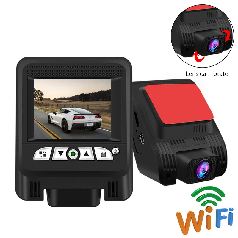 Скрытый Автомобильный видеорегистратор 1080P Wifi HD ночное видение F2.0 170 градусов
