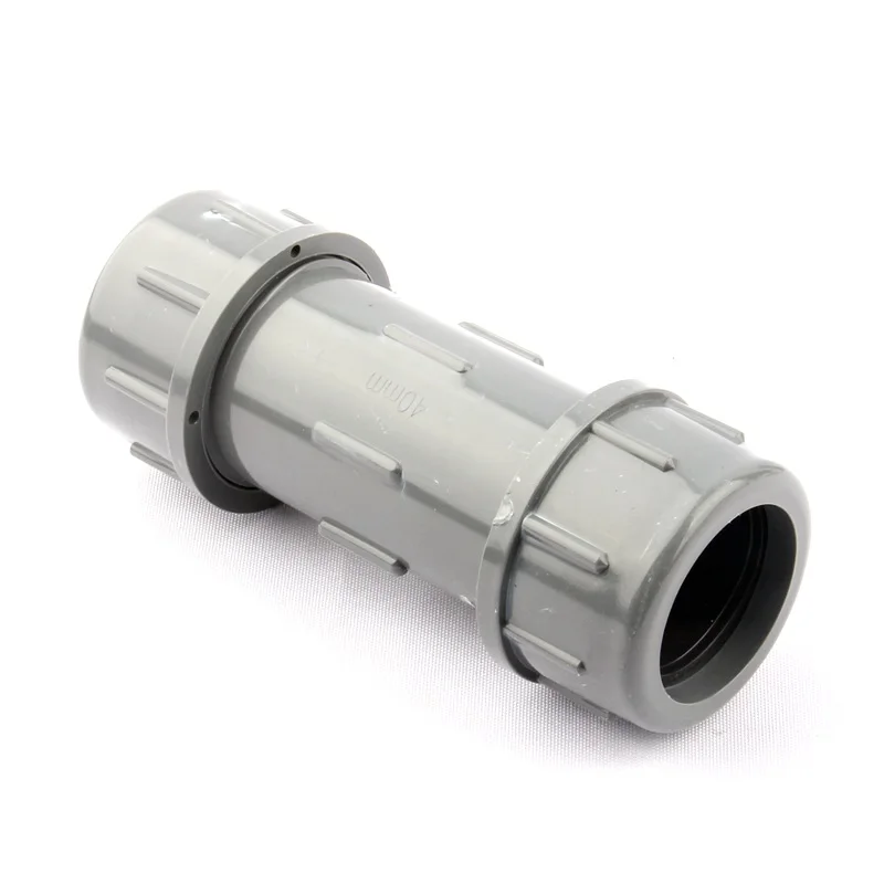 Inner Diameter 40mm(1 1/2") PVC Quick Connectors Upper pipe Garden
