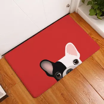 

2017 Modern Painting Cute Little Dogs Print Carpets Anti-Slip Floor Mat Outdoor Rugs Animal Front Door Mats Non-slip Doormats