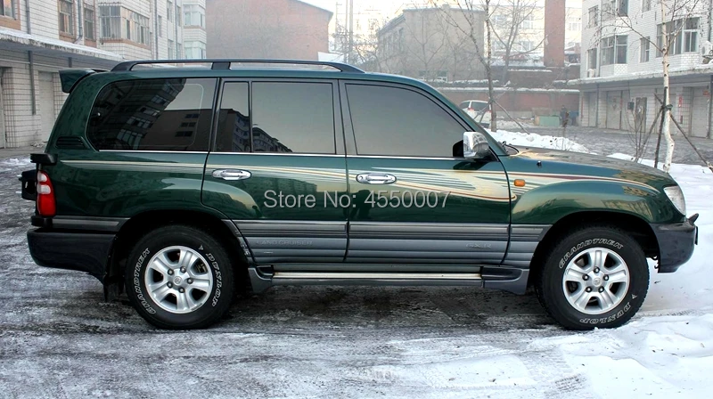 Для Toyota Land Cruiser 1998-2004 высококачественный ABS пластиковый спойлер со светом для land cruiser