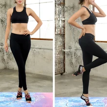 Новые женские носки для йоги мягкие противоскользящие носки без пальцев для йоги Пилатес балет фитнес 19ing