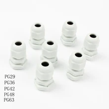 Высокое качество IP68 PG29 PG36 PG42 PG48 PG63 водонепроницаемый нейлоновый кабельный ввод без водонепроницаемой прокладки пластиковый кабельный ввод