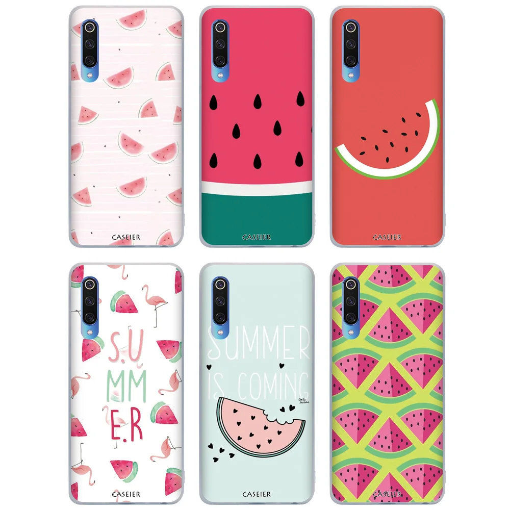 Чехол CASEIER в летнем стиле для Xiaomi Redmi 6A 5A 4A 4X Note 7 5 6 Pro чехлы с рисунком арбуза 8 Lite A1 5X