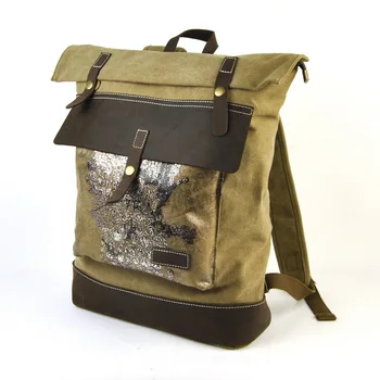 

Men Women Retro Canvas Backpack Vintage School Book Bag High Quality Printed Shoulder Designer Casual Daily Unisex Laptop Purse