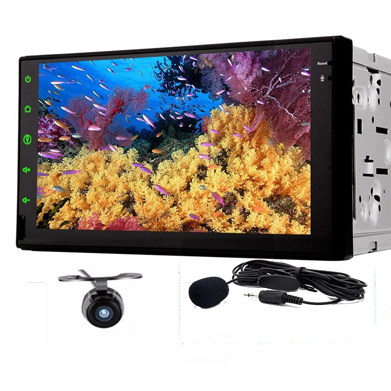 

Universal 7inch 2 Din android 8.1Radio HD In Dash Car DVD Player Bluetooth Touch Screen FM Autoradio DVD USB/SD Port MP3/MP4/MP5
