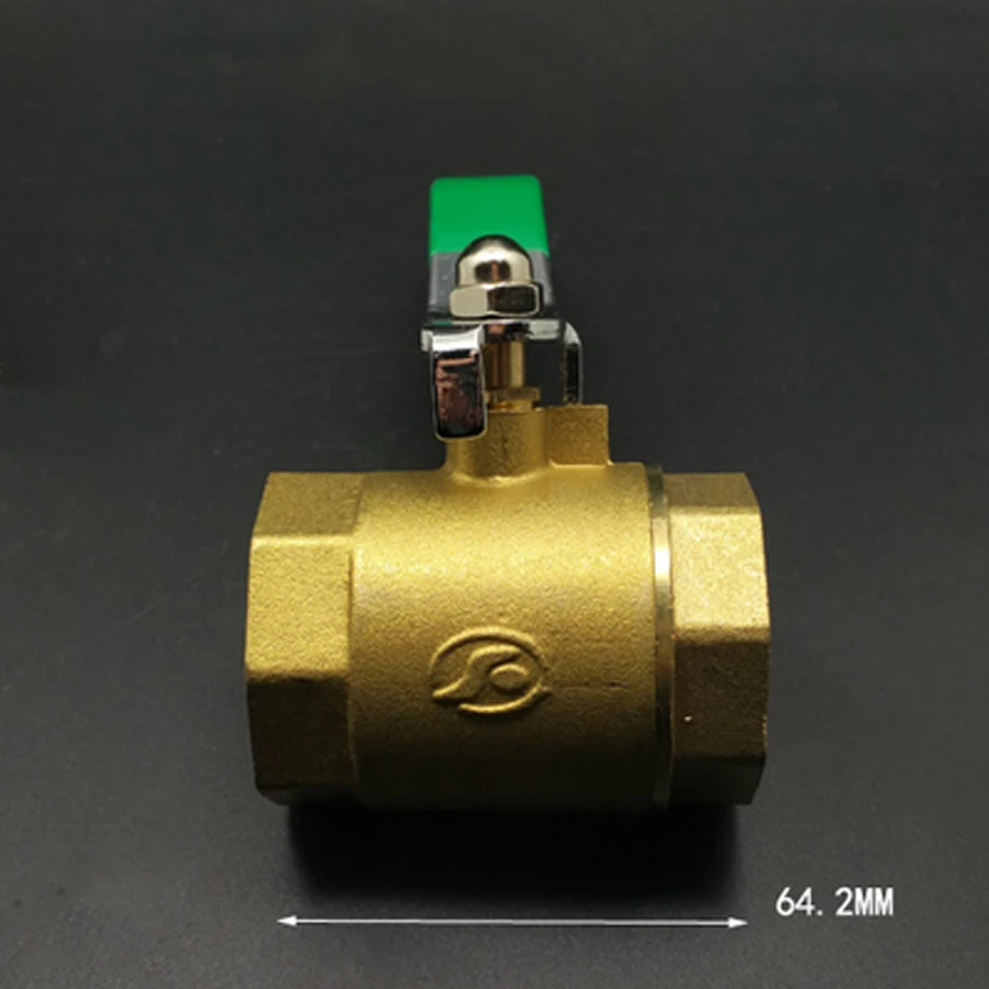 DN25 " BSP Женский Большой корпус латунный шаровой клапан газа воды с ручкой