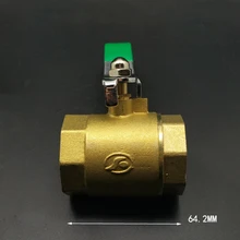 DN25 " BSP Женский Большой корпус латунный шаровой клапан газа воды с ручкой