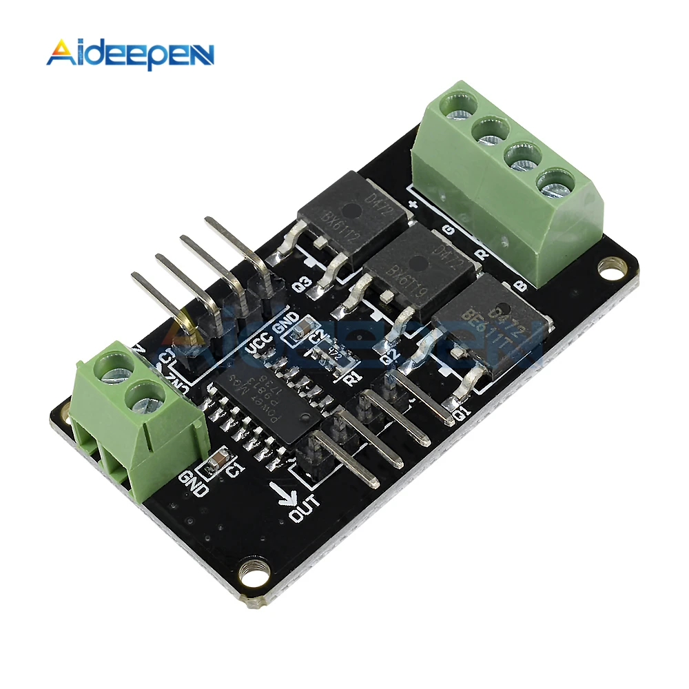Полноцветный модуль драйвера светодиодной ленты RGB UNO R3 STM32 AVR 12 В DC V1.0 для системы