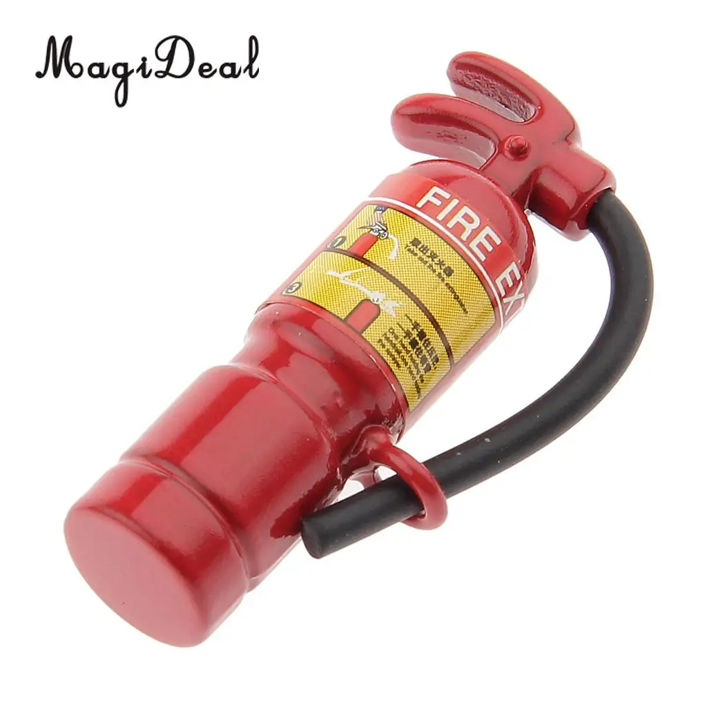 MagiDeal Mini 1Pc 1/12 Scale Dolls House Miniature Fire Extinguisher for Kitchen Pub Bar Livingroom Classroom Decor Acc 2 Kinds
