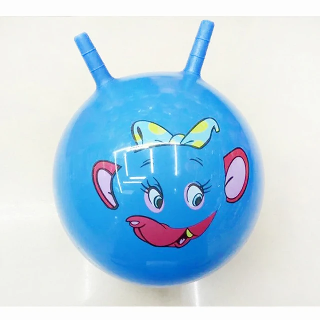 25CM Bouncing Ball toys Inflatable Cartoon Jumping Bounce stress ball Kids Health Care toy PVC Balance Balls for Christmas party 1