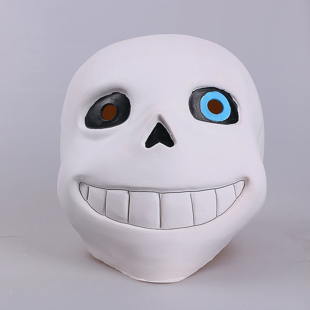 Full head Undertale Sans Latex Masks Cosplay Funny White Helmets Shores Of Halloween Party Fancy Christmas Balls (3)