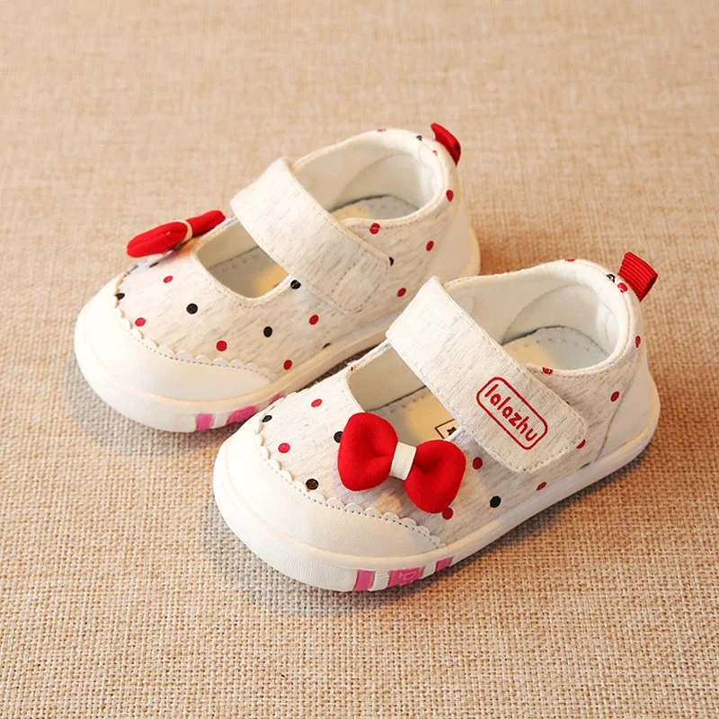 KALUPAO; весенняя обувь для малышей; обувь принцессы с бантом-бабочкой; обувь для малышей из дышащего хлопка; обувь с мягкой подошвой для младенцев