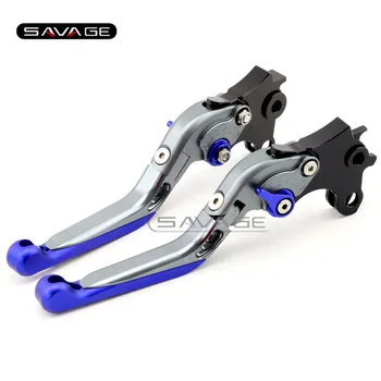 

For BMW R1200 GS 2013-2017, R1200GS Adventure 14-17 Titanium+Blue Motorcycle Adjustable Folding Extendable Brake Clutch Lever