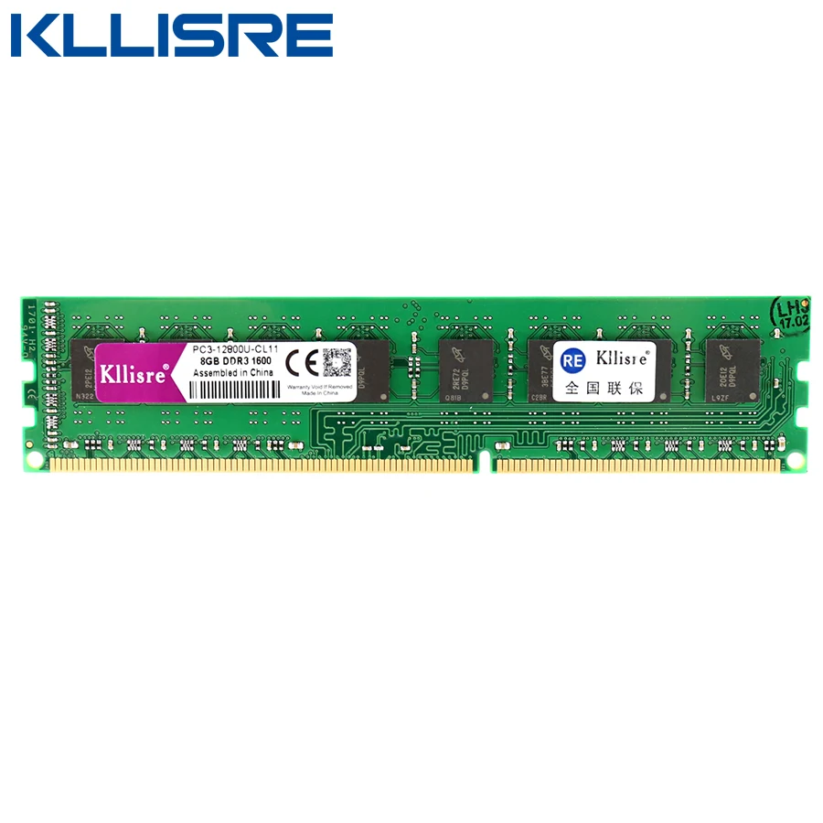 Kllisre DDR3 8 Гб оперативной памяти 1600 1333 без ecc Настольный ПК Память 240 булавки Системы Высокая совместимость 8GB