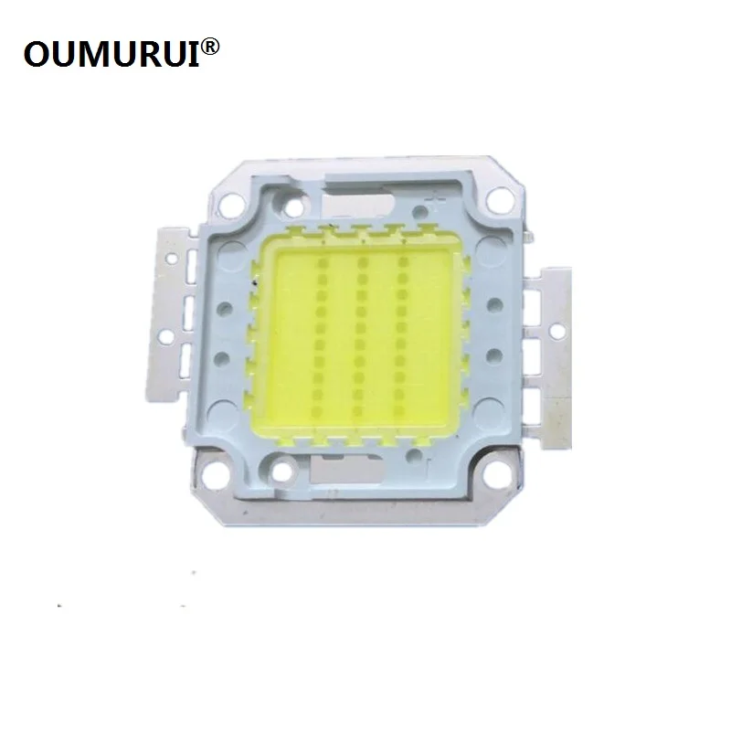 5 шт. 20 Вт 30 50 100 LED cob чип белый 6000k/Теплый 3000k высокая мощность лампа прожектор лм/Вт