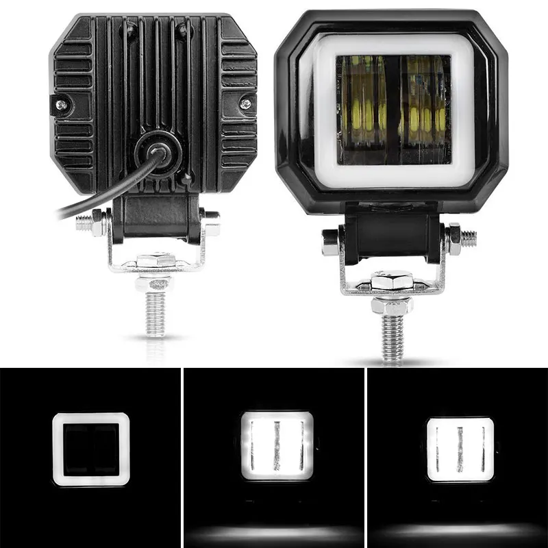 Vehemo Led Eye Of Angel eyes Автомобильные фары прочные Автомобильные противотуманные фары задняя лампа для фар Замена фар