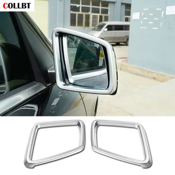 

Car-styling ABS Chrome Rearview Rear view Mirror Frame Cover Trim For Mercedes Benz ML W166 GL X166 GLE GLS 2012-17 Accessories