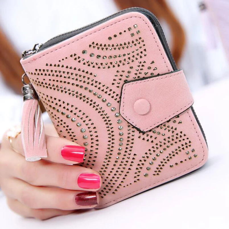  Fashion Women wallet new Arrival female card clip holder good quality money wallets famous brand lady bag purses 