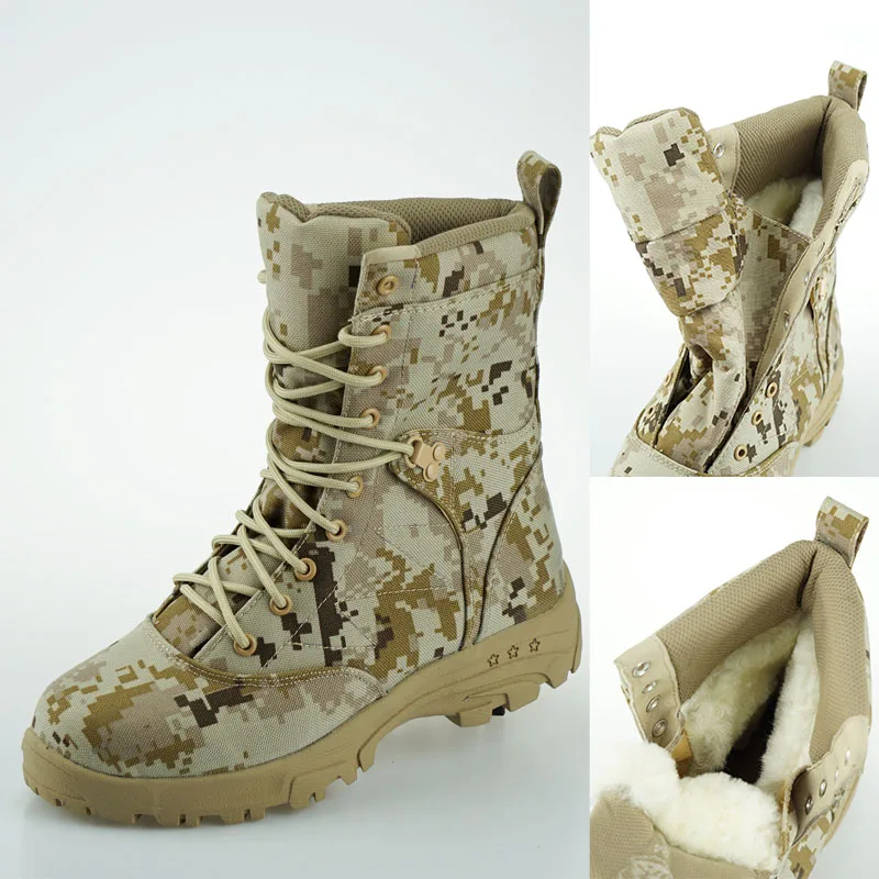 Laite Hebe 2017 New Delta Tactical Military Boots Snow Fur Desert SWAT