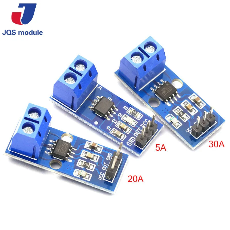 

ACS712 5A 20A 30A Range Hall Current Sensor Module ACS712 Module