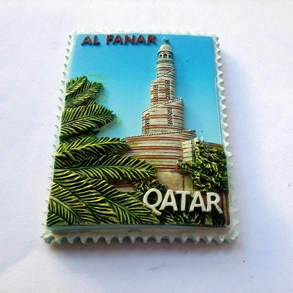 3D Fashion Scenic Mosque in Qatar Refrigerator Fridge Sticker
