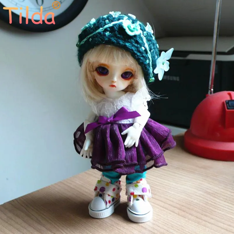 Тильда 3,5 см Blyth кукла обувь, в горошек стиль холст обувь для Blythe BJD кукла 1/6 для Корейская группа EXO плюшевые куклы 15 см кукольные игрушки