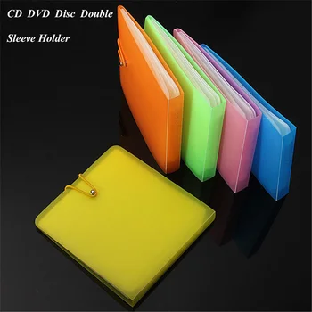 

2019 Hot Sale Nice 12 Plastic CD DVD Disc Double Sleeve Holder Clear Storage Case Package