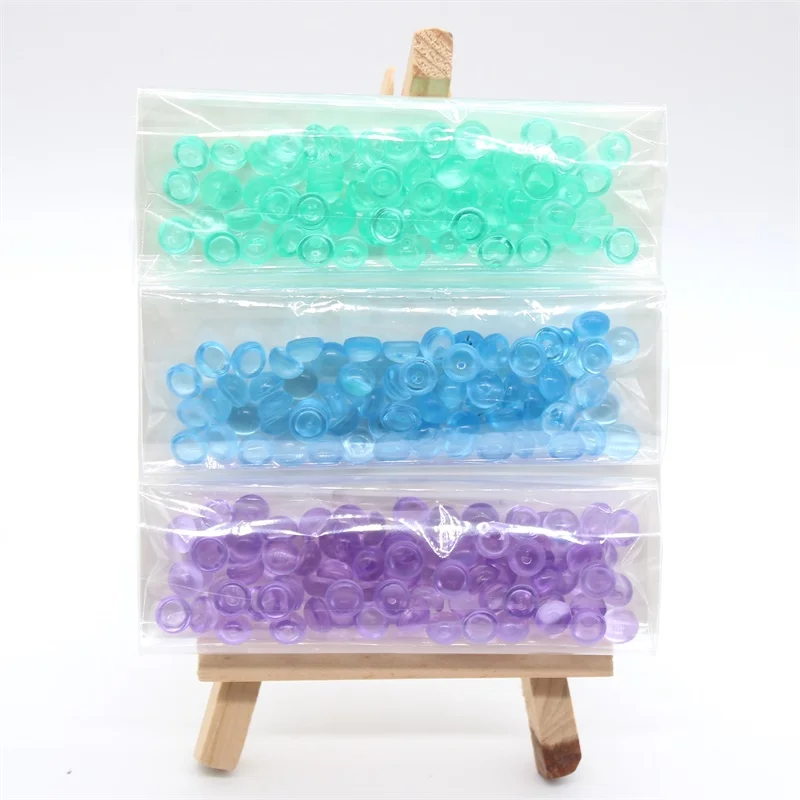 YPP поделки, разные цвета 7 мм полупрозрачные Arylic драгоценные камни бусинки Блестки для DIY скрапбукинга шейкер карты