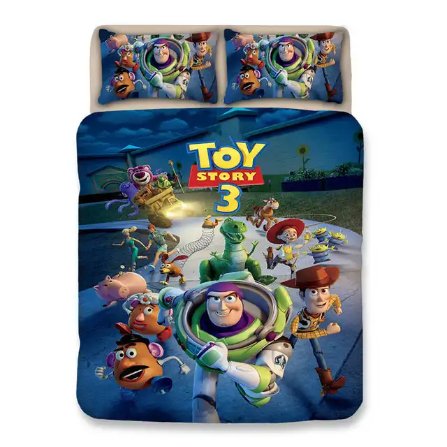 Disney Toy Story Bedding Set Double Size Duvet Cover Set For Kids